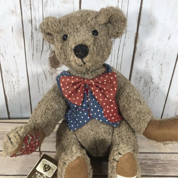 NEW House Of Nisbet Model Theodore B. Bear YES/NO Head Tail #5515 Stuffed - Picture 3 of 12